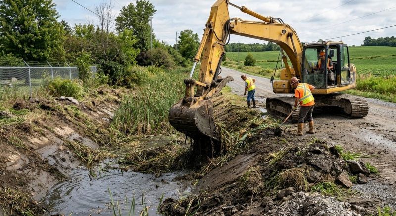 Drainage Ditch Excavation in Atlanta, GA