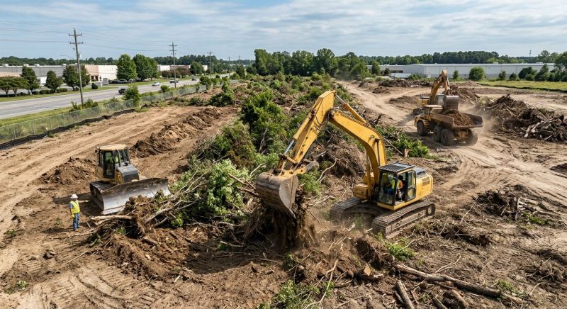 Commercial Land Preparation in Gwinnett County, GA