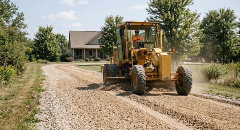 Driveway Grading in Houston, TX