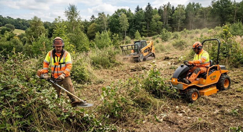 Underbrush Clearing in Katy, TX